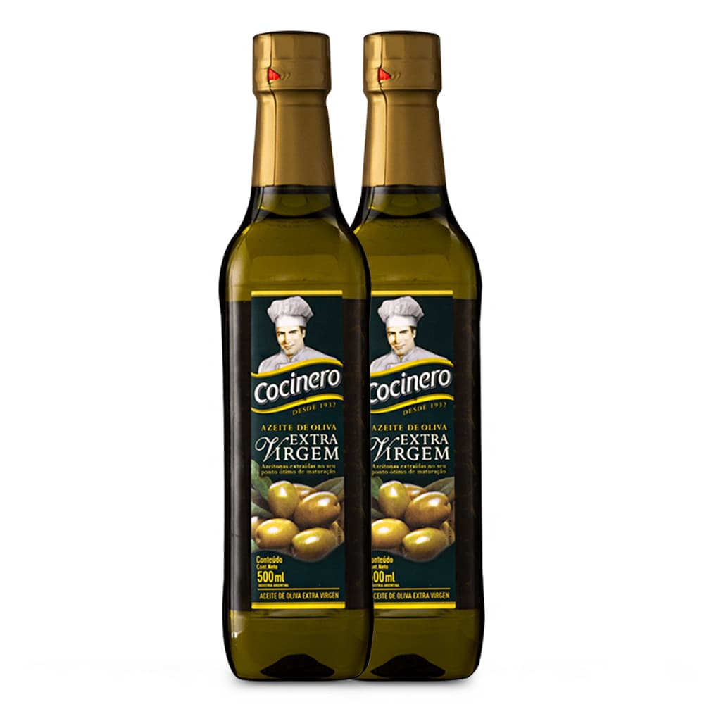 Kit 2 Unidades Azeite Extra Virgem 500ml Cocinero