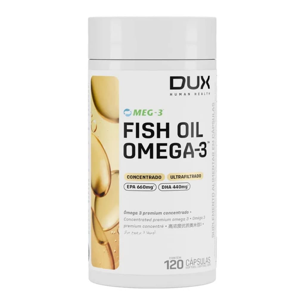 Fish Oil - Pote 120 Cápsulas Dux