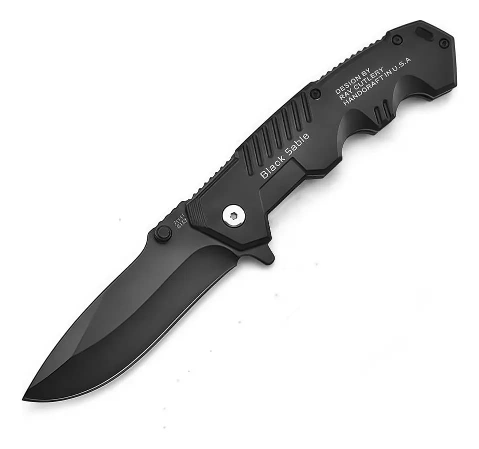 Canivete Tático Dobrável De Metal Ideal Para Camping Trilhas