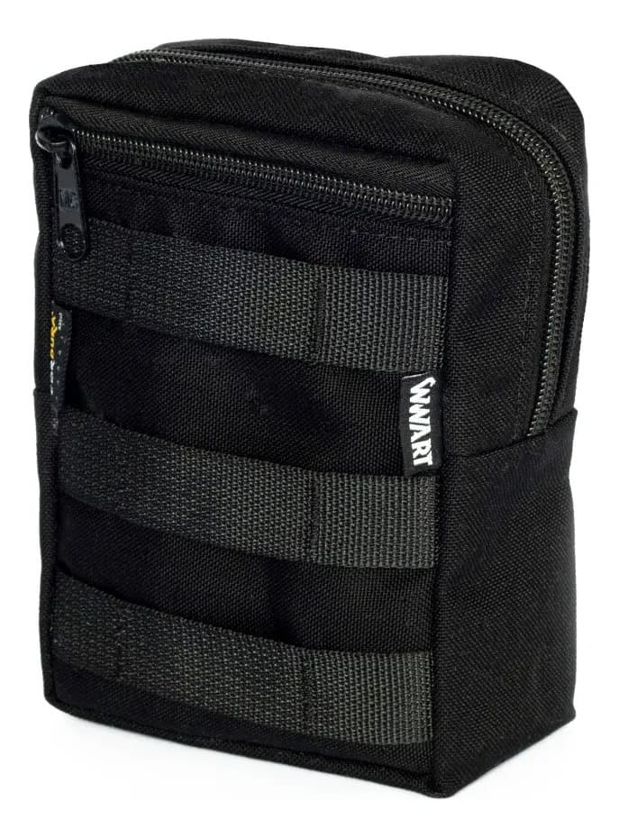 Bolso Tático Preto Modular Molle Wwart Cordura 1000d Preto