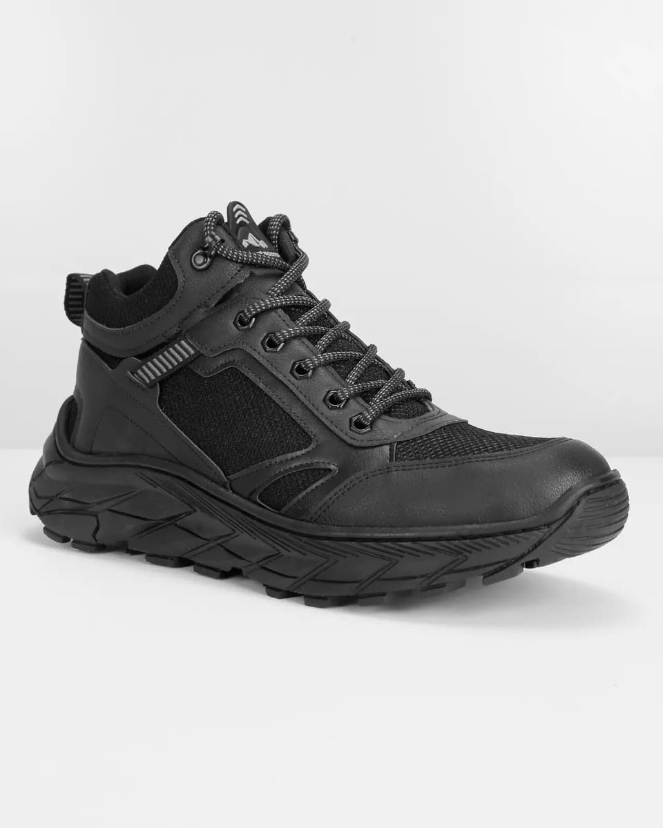 Bota Adventure Masculina Preta Coturno Trilha