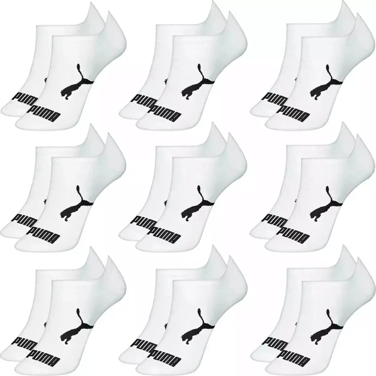 Kit 9 Pares Meias Puma Sapatilha Cano Baixo Algodão Original