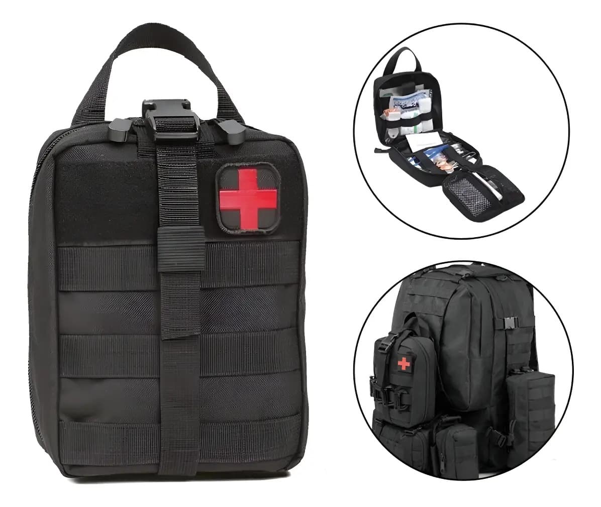 Bolsa Tática Primeiros Socorros Organizador Emergência Aph