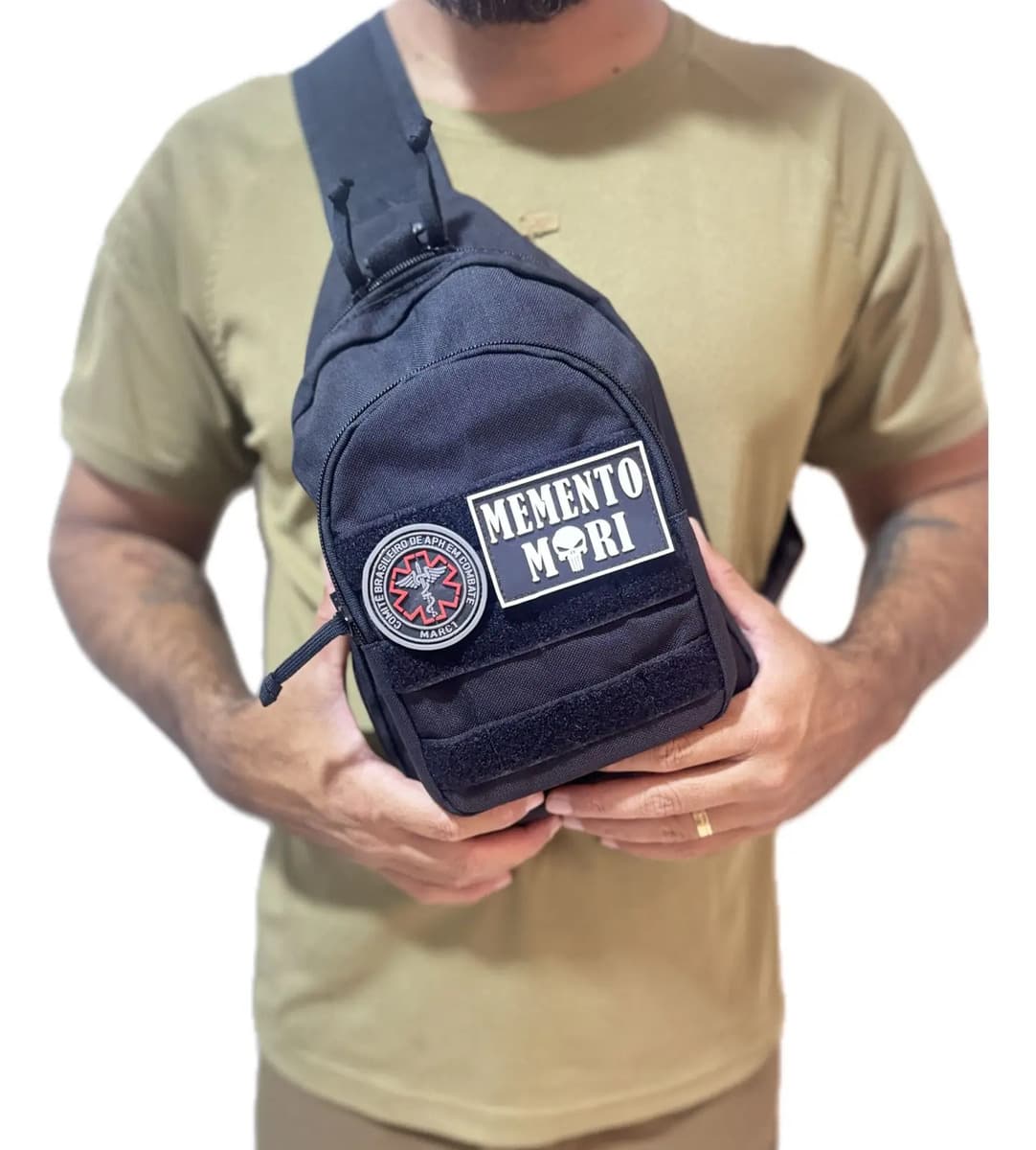 Bolso Tático Transversal Saque Rápido Cordura Modular / Liso