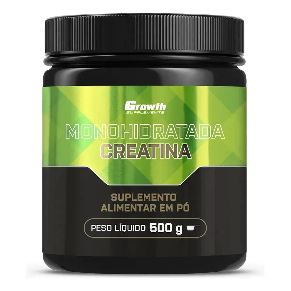 Creatina Growth Supplements Monohidratada em pó Sem sabor x 500g
