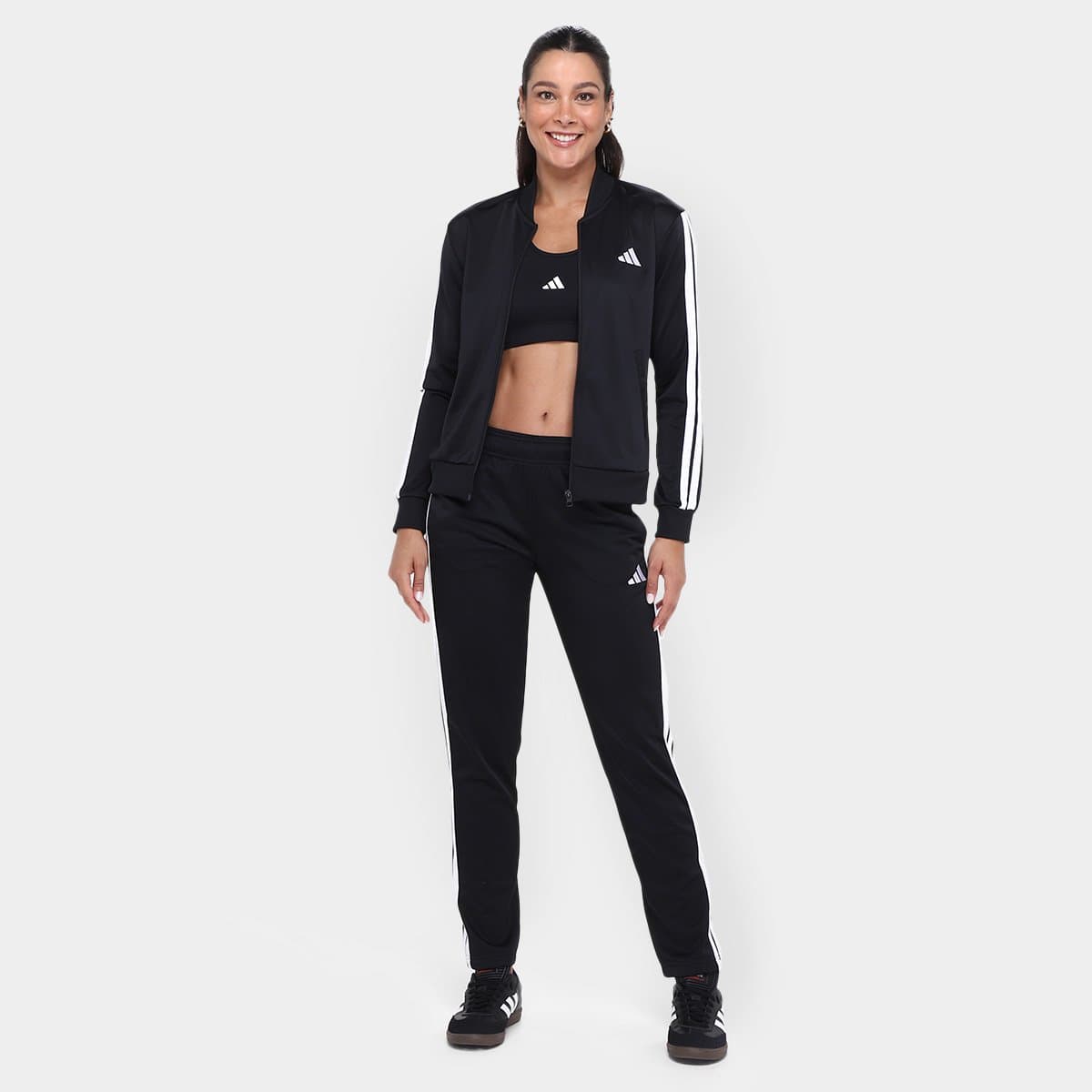 Conjunto Adidas Essential Feminino Preto