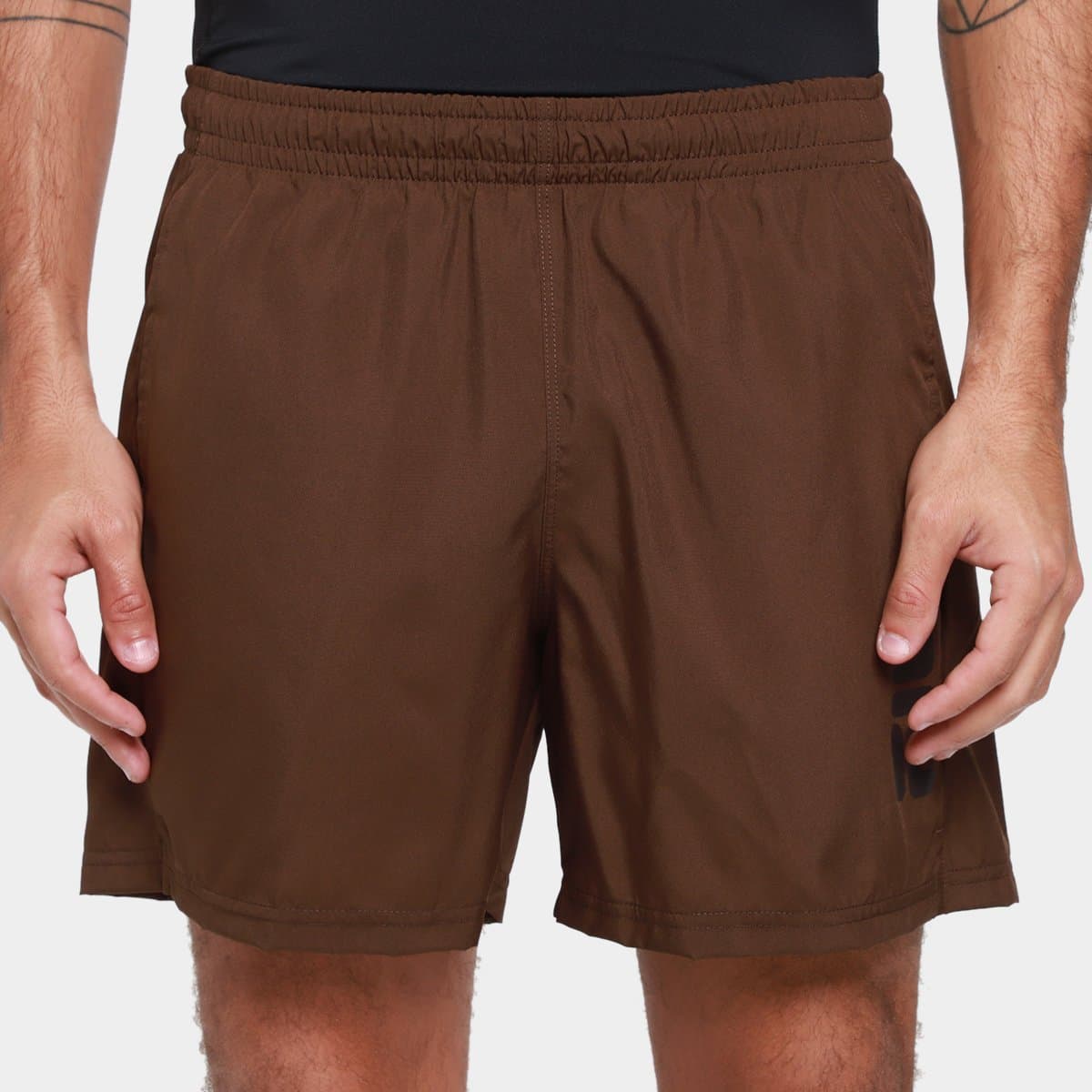 Short Fila Train 5 Masculino Marrom escuro